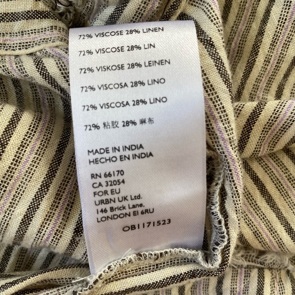 UO Aria Linen Midi Dress - Picture 7 of 9